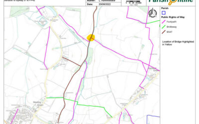 Message from your clerk – Bridge at Junction of Byway 31 and Footpath 42 Damaged – PLEASE DO NOT USE