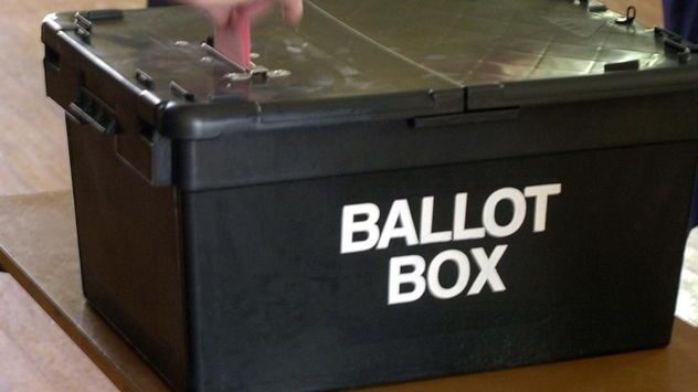 PCC Election ballot box