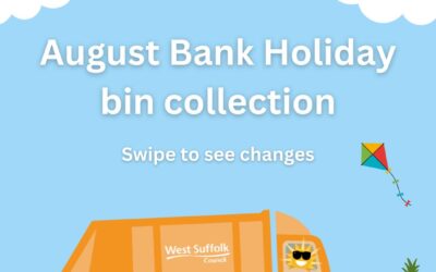 A Note from your clerk –  August bank holiday bin collection changes