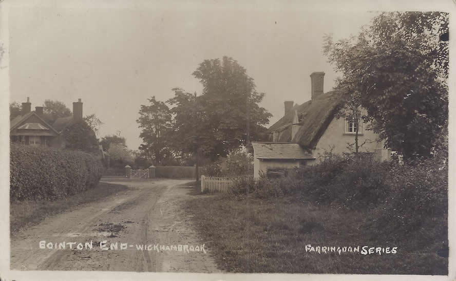 Bointon End, Wickhambrook, Suffolk. About 1910