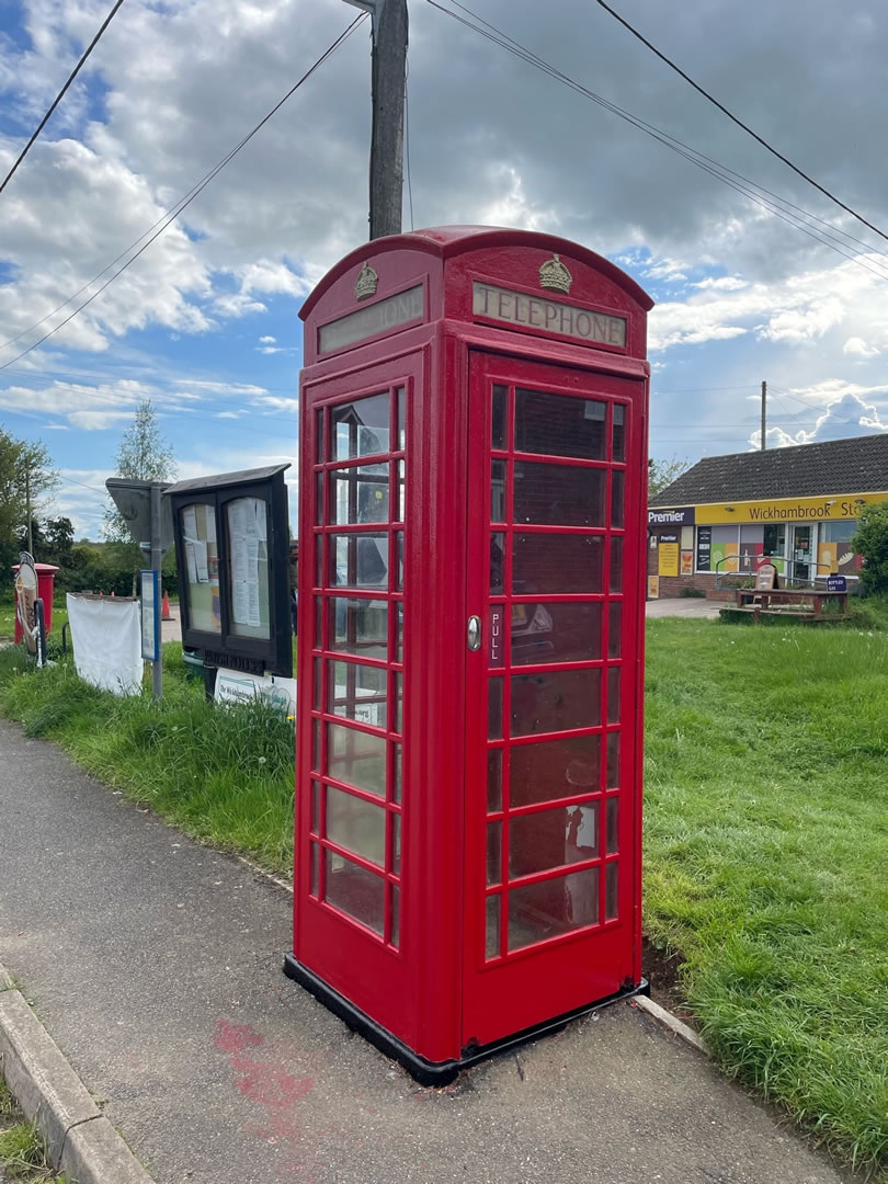 a-note-from-your-clerk-repainting-the-bt-call-box-wickhambrook-village