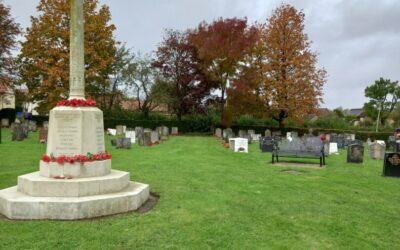 A Note from your clerk – work in the cemetery today