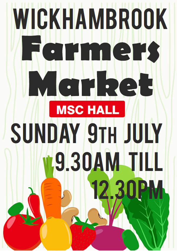 Farmers Market Poster 9 July 2023