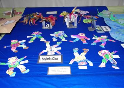 Flower Show - Skylarks Class art display