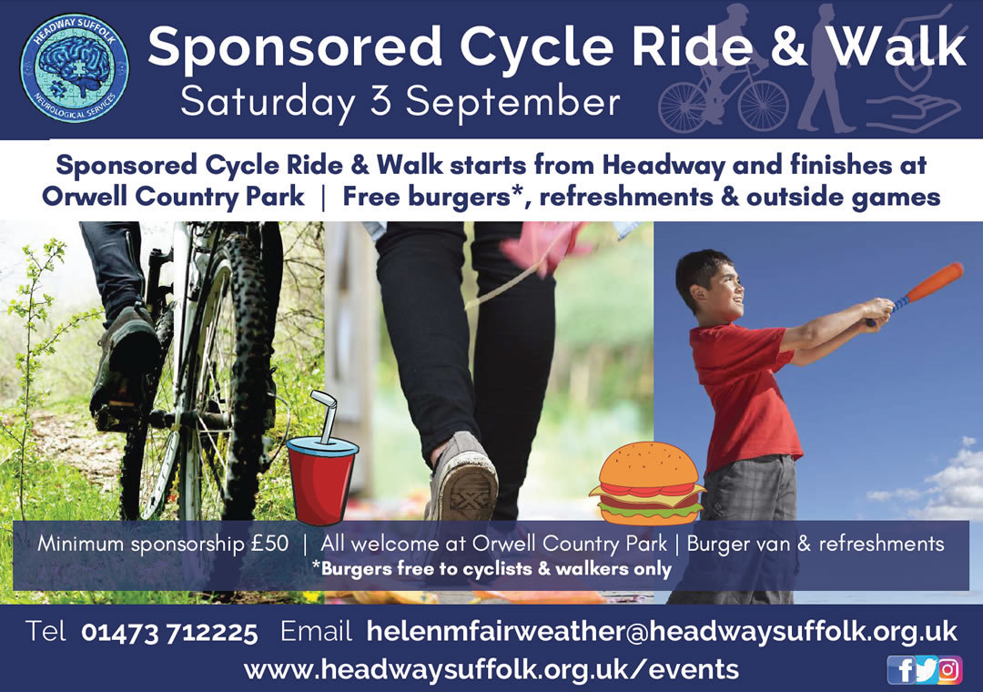 Headway Suffolk Bike ride and walk