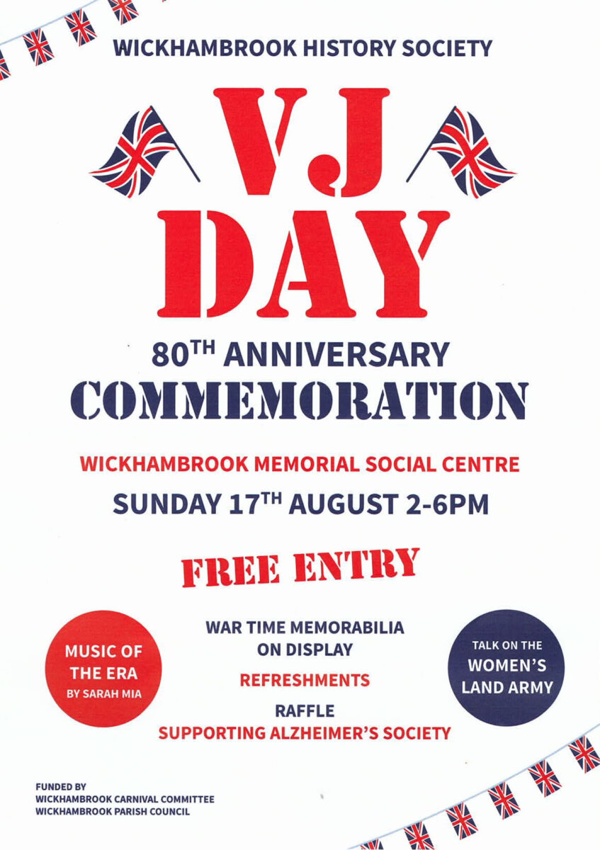 Wickhambrook History Society VJ Day 80th Anniversary Commemoration