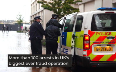 More than 100 arrests in UK’s biggest ever fraud operation