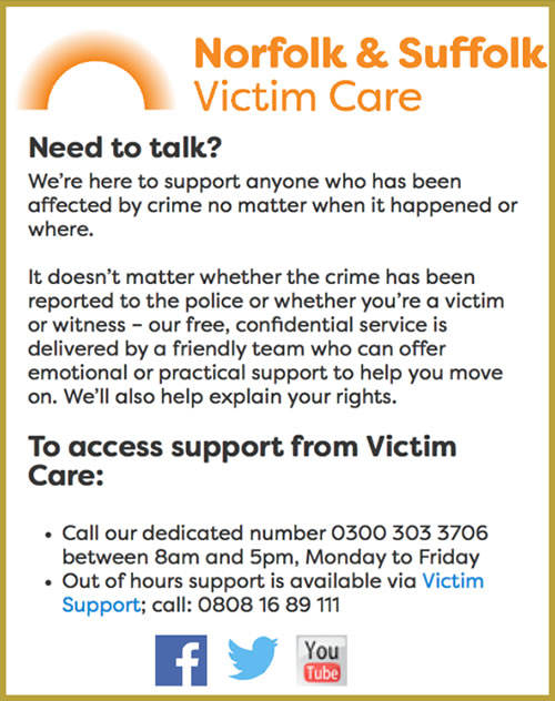 Norfolk and Suffolk Victim Care