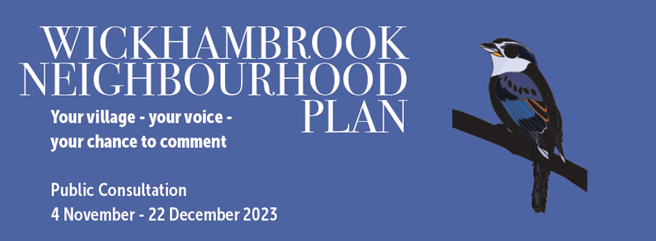 Note from Clerk Wickhambrook Neighbourhood Plan