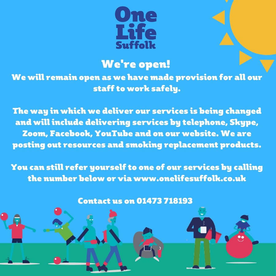 OneLife Suffolk - We are open