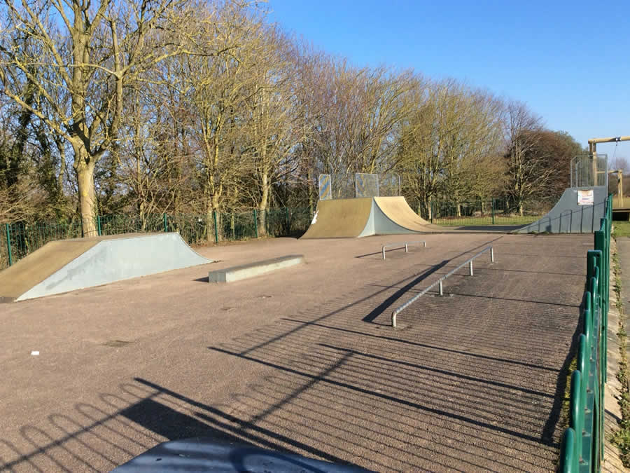 Wickhambrook Skatepark area