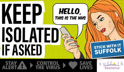 Stay Alert, Control the Virus, Save Lives – Message from Mary Evans, Suffolk County and West Suffolk District Councillor