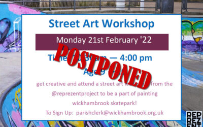 POSTPONED Street Art Workshop