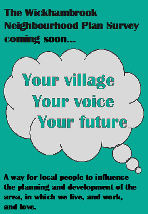 The Wickhambrook Neighbourhood Plan Survey coming soon