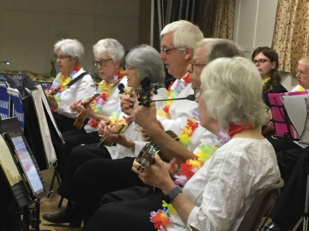 Ukulele Band Concert at Wickhambrook W.I.