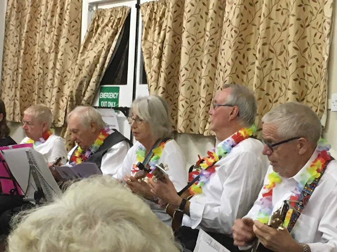 Ukulele Band Concert at Wickhambrook W.I.