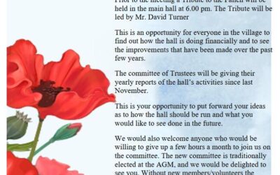 Wickhambrook Memorial Social Centre (MSC) AGM 2024