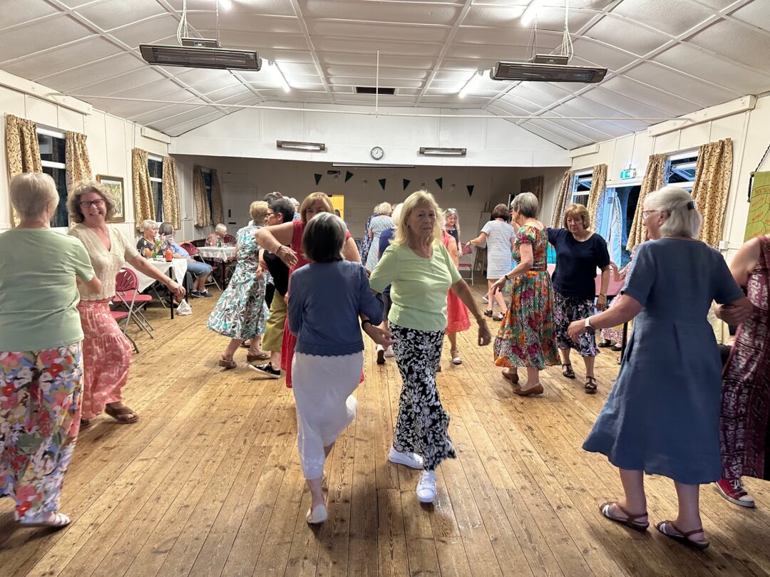 WI ladies dancing The Idle Kelpies